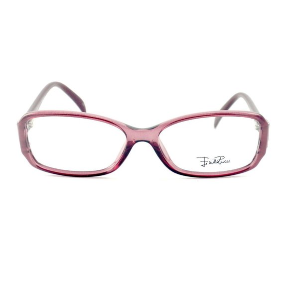 Emilio Pucci Rectangle Women Wine Acetate Frame main image 4